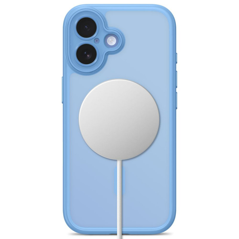 Tech-Protect MagPeak MagSafe CC-hoesje voor Apple iPhone 17, mat mistblauw