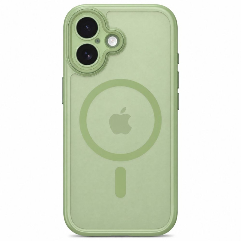 Tech-Protect MagPeak MagSafe CC-hoesje voor Apple iPhone 17, mat salie