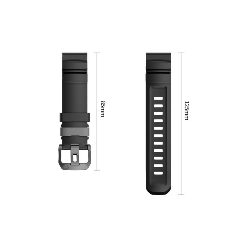 Tech-Protect Motion Garmin Fenix 5X / 5X Plus / 6X / 6X Pro / 7X / 8 / 8 Pro / 9 / 9 Pro Horlogeband (47 mm), Zwart