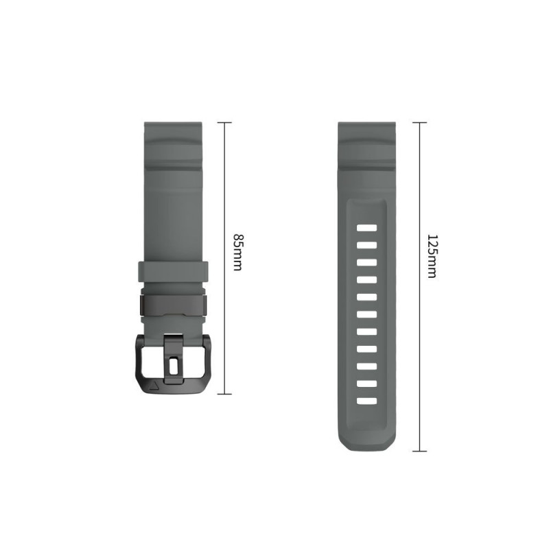 Tech-Protect Motion Garmin Fenix 5X / 5X Plus / 6X / 6X Pro / 7X / 8 / 8 Pro / 9 / 9 Pro horlogeband (51 mm), Storm Grey