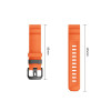 Tech-Protect Motion Garmin Fenix 5X / 5X Plus / 6X / 6X Pro / 7X / 8 / 8 Pro / 9 / 9 Pro horlogeband (51 mm), signaaloranje