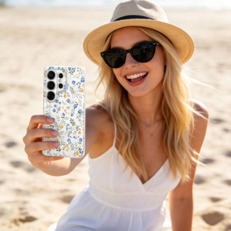 Tech-Protect FlexAir-hoesje voor Samsung Galaxy S26 Ultra, Spring Flowers