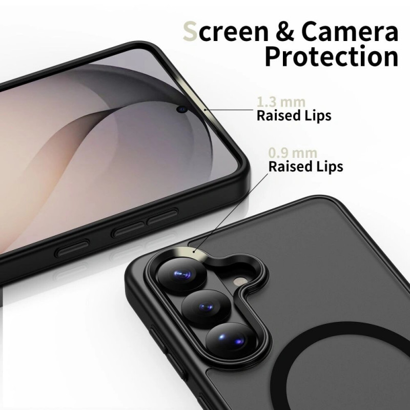 Tech-Protect Magmat MagSafe-hoesje voor Samsung Galaxy S26+, mat zwart