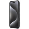 Nillkin Super Frosted Shield Pro-hoesje voor Apple iPhone 16 Pro, zwart