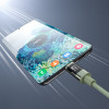 Choetech XCC-1068 PD 60W USB-C naar USB-C-kabel met display, 1,2 m, groen