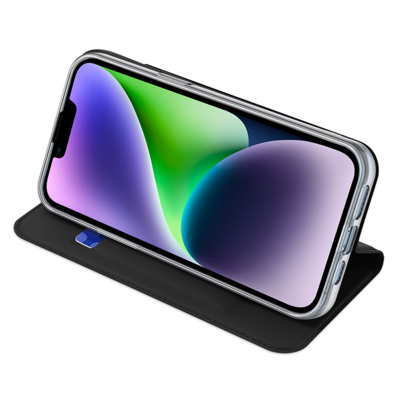 Dux Ducis Skin Pro portemonnee-flipcase voor Apple iPhone 15 Plus, zwart