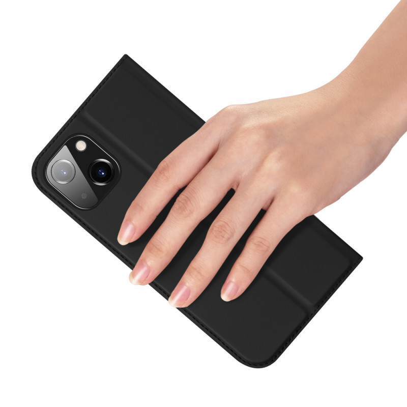 Dux Ducis Skin Pro portemonnee-flipcase voor Apple iPhone 15 Plus, zwart