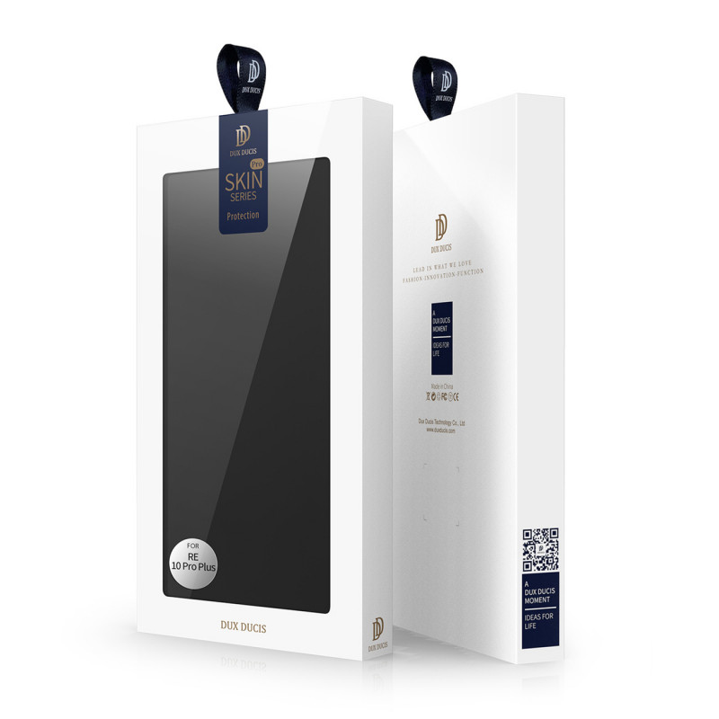 Dux Ducis Skin Pro flipcase voor Realme 10 Pro, zwart