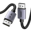 Ugreen DP120 DisplayPort 1.4-kabel, 8K 60 Hz, 32,4 Gbps, 3 m, zwart