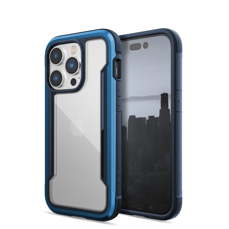 X-Doria Raptic Shield-hoesje voor Apple iPhone 14 Pro, Marine Blue