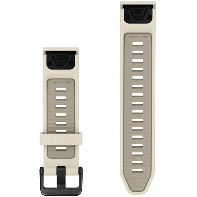 Garmin QuickFit-band 20 mm, silicone, crème / French Gray (010-14506-04)