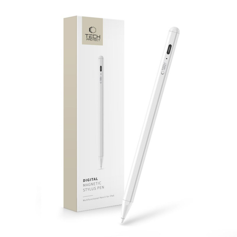 Tech-Protect Digitale styluspen voor Apple iPad, wit