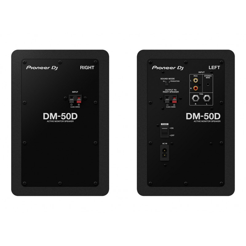 Pioneer DM-50D 2-weg luidspreker, bedraad, 50 W, zwart