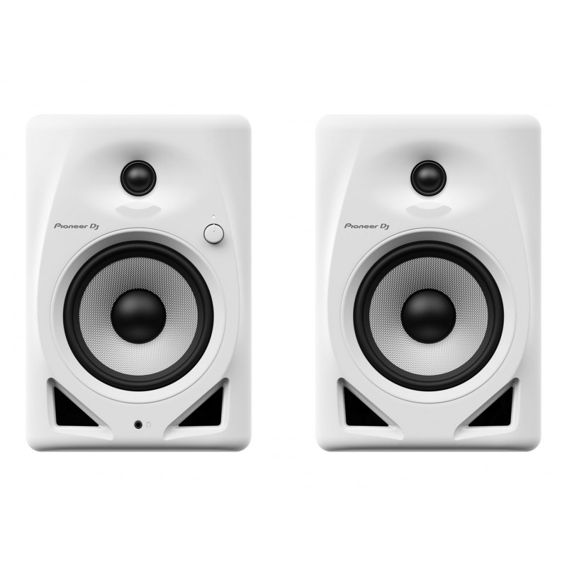 Pioneer DJ DM-50D-W actieve monitorspeaker, 5 inch, 25 W (2 stuks), wit