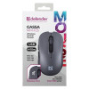 Defender Gassa MM-105 RF Silent draadloze muis, grijs