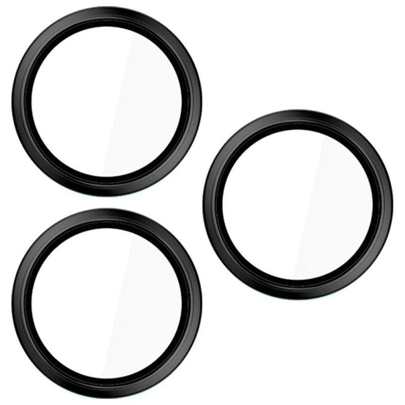 3MK HARDY Lens Protection Pro cameralensglas voor Apple iPhone 17 Pro / 17 Pro Max, zwart