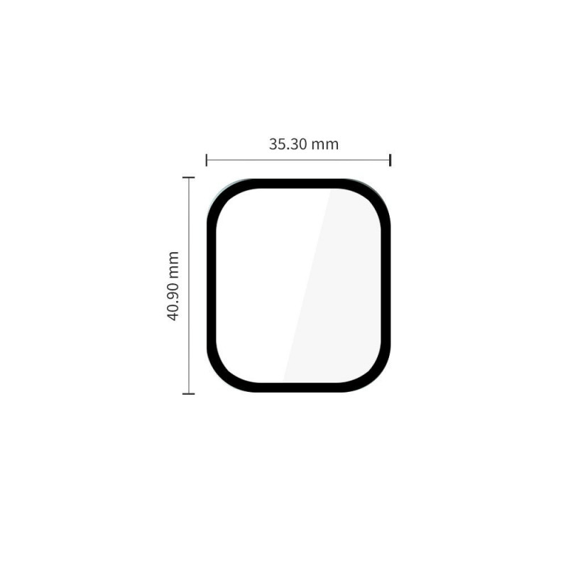 Tech-Protect Glass Flex+ Huawei Watch Fit 5 Pro hybride glas, zwart (2 stuks)