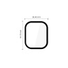 Tech-Protect Glass Flex+ Xiaomi Redmi Watch 6 hybride glas, zwart (2 st.)