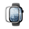 AmazingThing Radix FullGuard glazen screenprotector met hoesje voor Apple Watch Series 11 46 mm, transparant