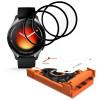 Tech-Protect Easy Set Flex+ hybrideglas voor Xiaomi Watch 5 (3 stuks), zwart