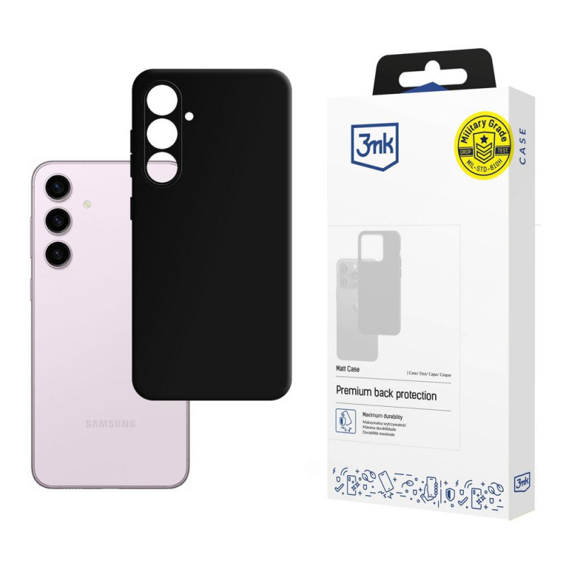 3MK Matt Case Samsung Galaxy S24, zwart