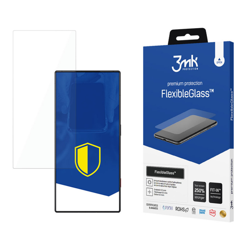3MK FlexibleGlass hybride glas schermbeschermer voor Nubia Red Magic 8 Pro / 8 Pro+ / 8s Pro