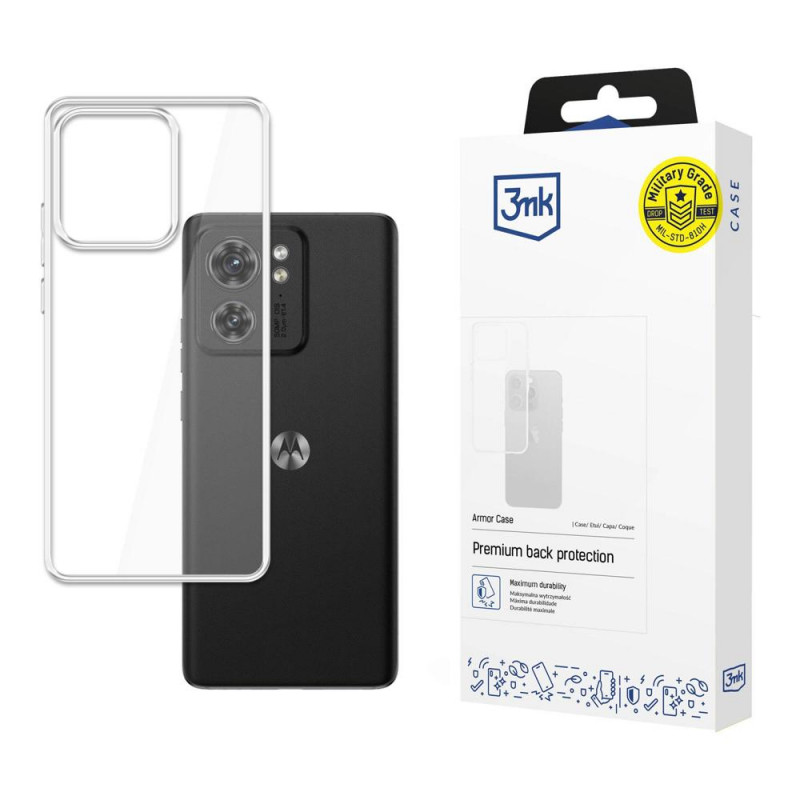 3MK Armor Case voor Motorola Edge 40, transparant
