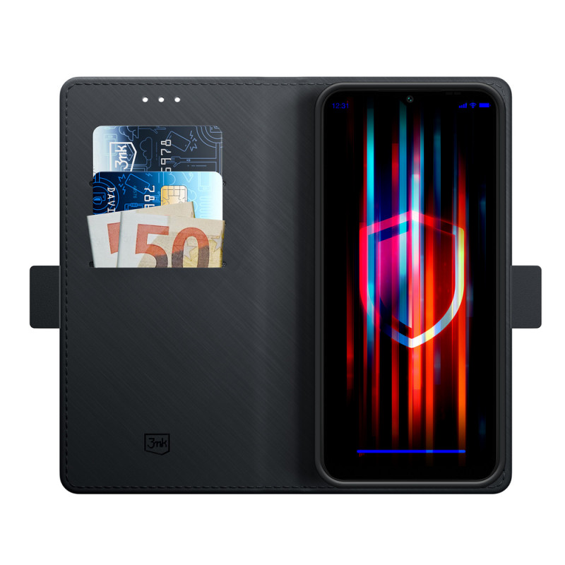 3MK Wallet Case 156195-0 portemonneehoesje voor Samsung Galaxy A14 4G, zwart