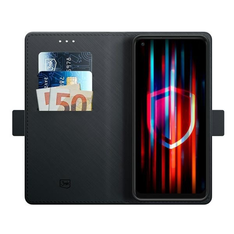 3MK Wallet Case portemonneehoesje voor Oppo A78 4G, zwart