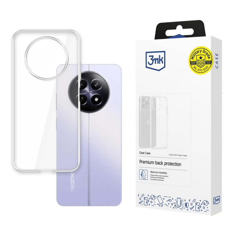 3MK Clear Case 3MK5954 voor Realme 12 5G, transparant