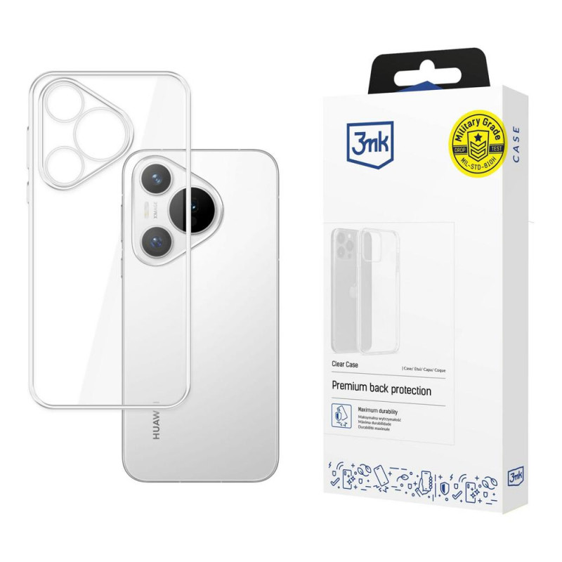 3MK Clear Case voor Huawei Pura 70, transparant