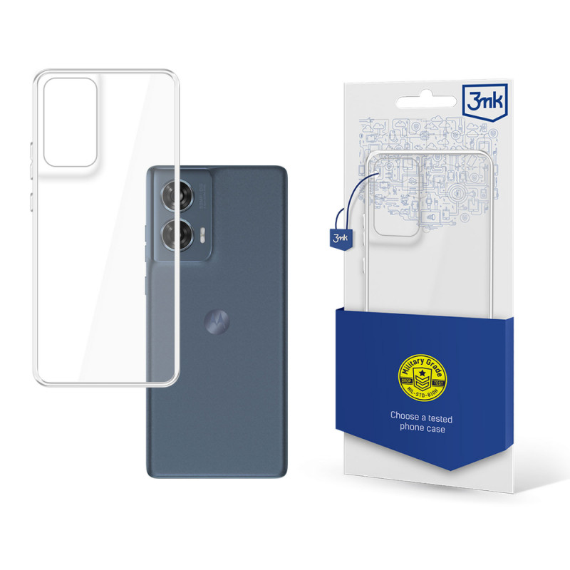 3MK Clear Case voor Motorola Moto Edge 50 Fusion, transparant