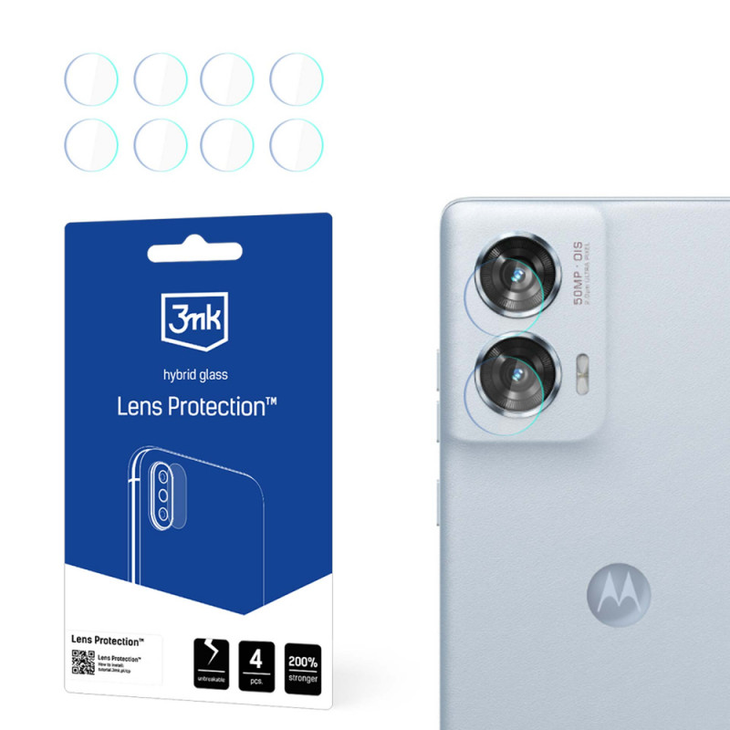 3MK Lens Protect Motorola Edge 50 Fusion cameralensbeschermer (4 stuks)