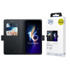 3MK Wallet Case voor Apple iPhone 16, zwart