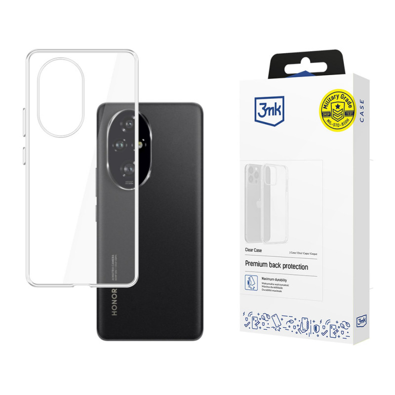 3MK Clear Case voor Honor 200 Pro, transparant