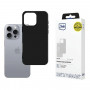 3MK Matt Case voor Apple iPhone 16 Pro, zwart