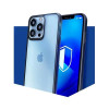 3mk Satin Armor Case+ voor Apple iPhone 16 Pro Max, transparant met zwart frame