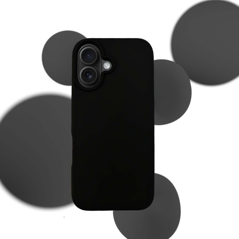 3mk Silicone Case voor Apple iPhone 16 Plus, zwart