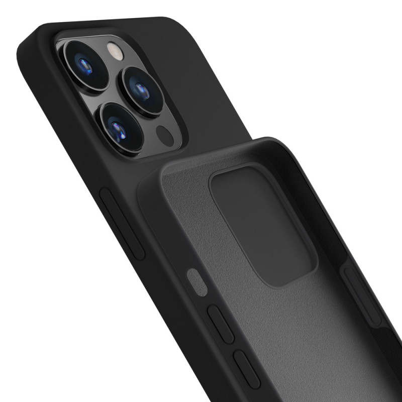 3mk Silicone Case voor Apple iPhone 16 Pro Max, zwart