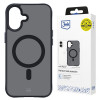 3mk Smoke MagCase met MagSafe voor Apple iPhone 16 (W-3SmoMaCa-AiP16-0), halftransparant