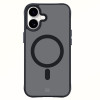 3mk Smoke MagCase met MagSafe voor Apple iPhone 16 (W-3SmoMaCa-AiP16-0), halftransparant