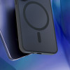 3mk Smoke MagCase met MagSafe voor Apple iPhone 16 (W-3SmoMaCa-AiP16-0), halftransparant