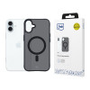 3mk Smoke MagCase met MagSafe voor Apple iPhone 16 Plus (W-3SmoMaCa-AiP16Plu-0), halftransparant