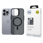3mk Smoke MagCase met MagSafe voor Apple iPhone 16 Pro Max (W-3SmoMaCa-AiP16PM-0), halftransparant
