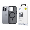 3mk Smoke MagCase met MagSafe voor Apple iPhone 16 Pro Max (W-3SmoMaCa-AiP16PM-0), halftransparant
