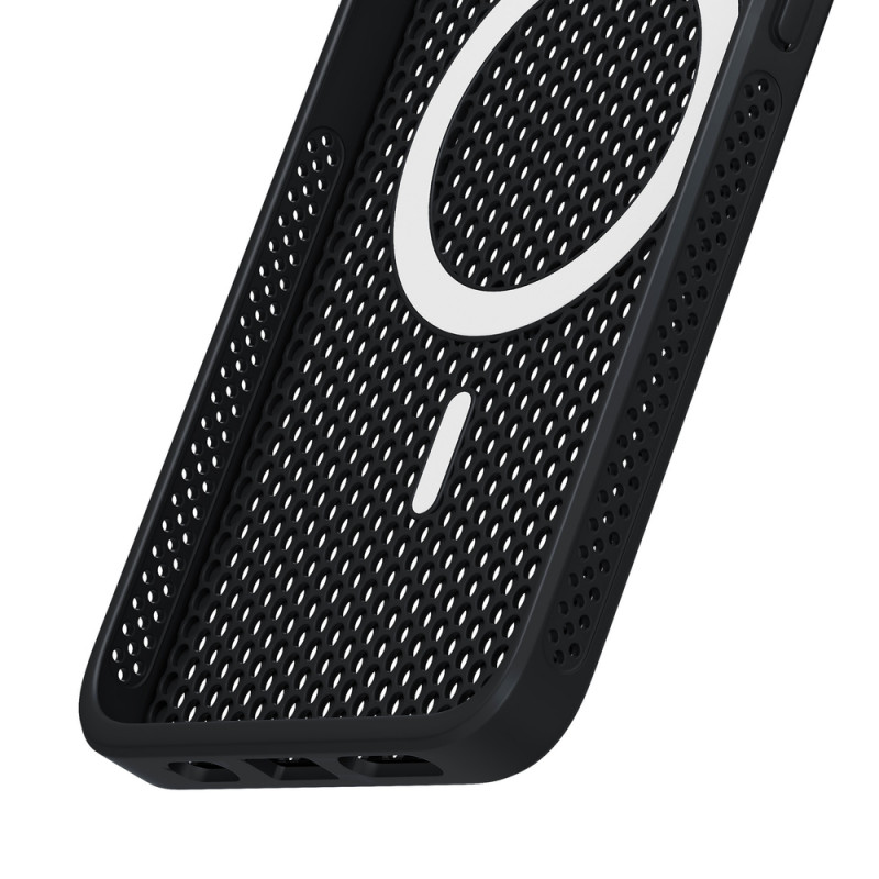 3mk COOLing MagCase voor Apple iPhone 16, zwart