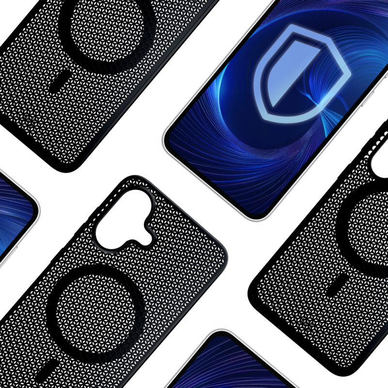 3mk COOLing MagCase voor Apple iPhone 16, zwart