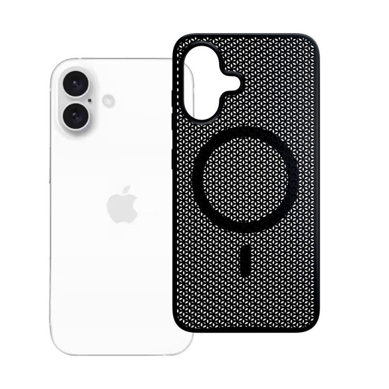 3mk COOLing MagCase voor Apple iPhone 16 Plus, zwart