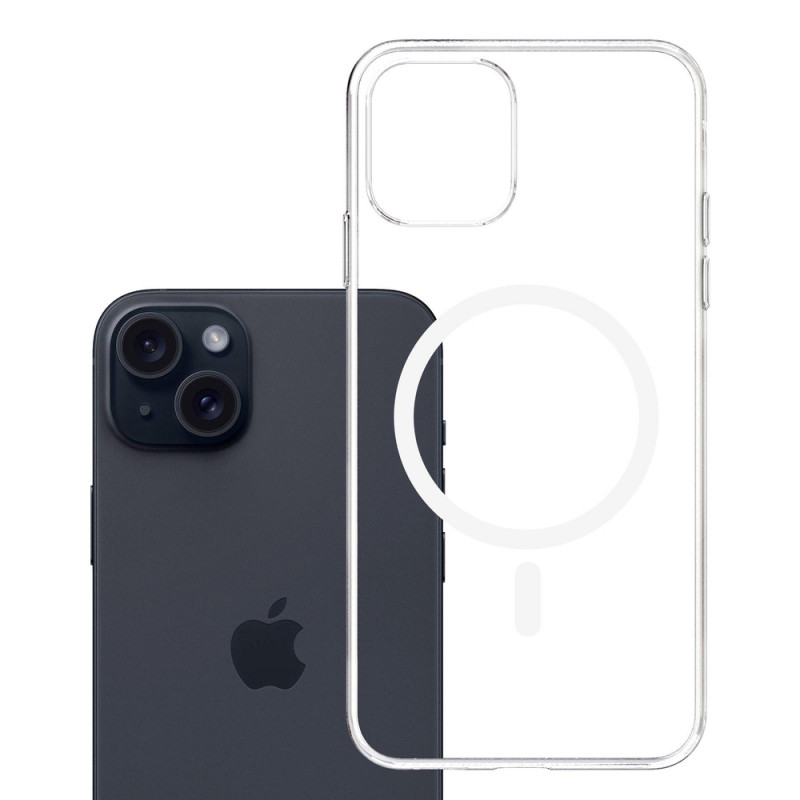 3mk Clear MagCase voor Apple iPhone 15, transparant