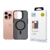 3mk Smoke MagCase met MagSafe voor Apple iPhone 16 Pro, halftransparant